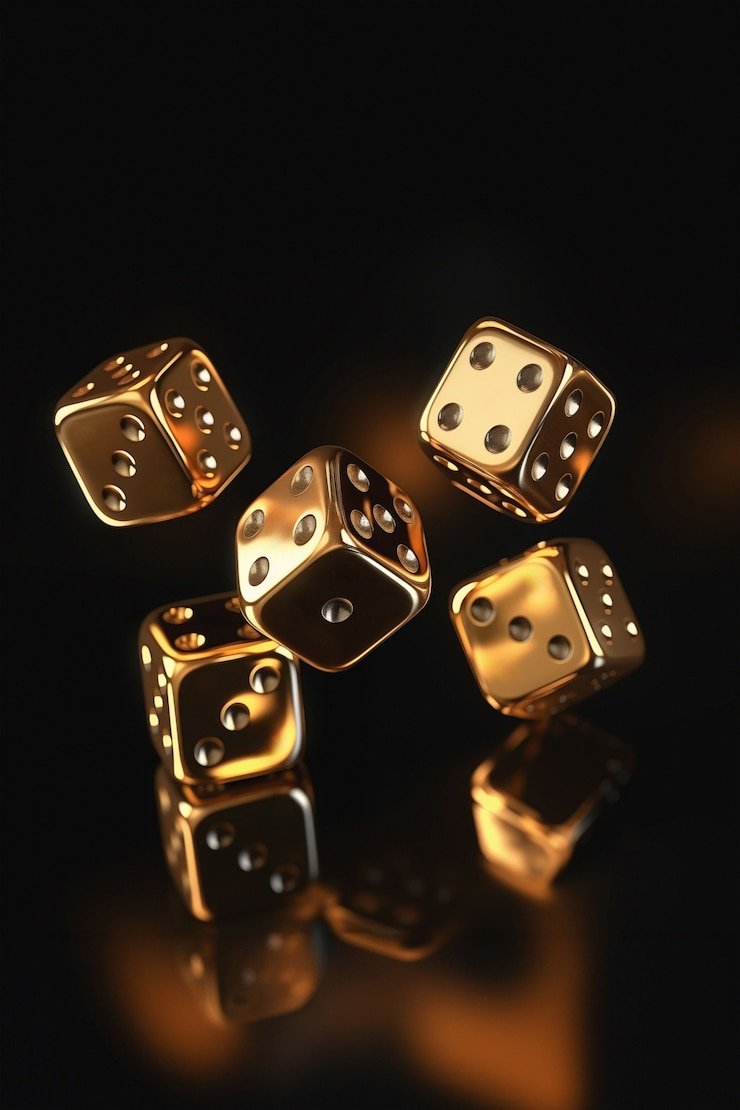 Sic Bo dice table at nix777 with three dice and betting layout