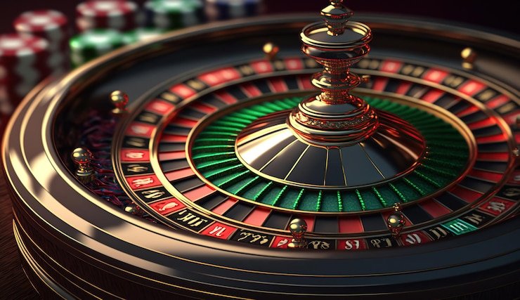 Live roulette table at nix777 with ball landing on number